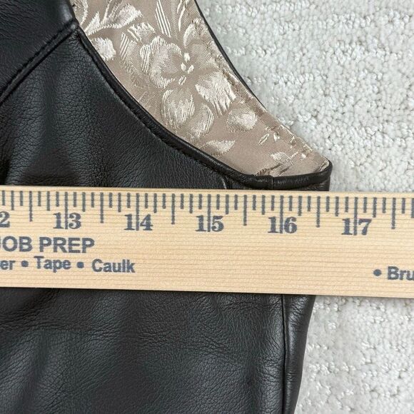 Hobby Horse Clothing Co. Vintage Black Leather Zip Up Show Vest - US Women’s M - Picture 8 of 9